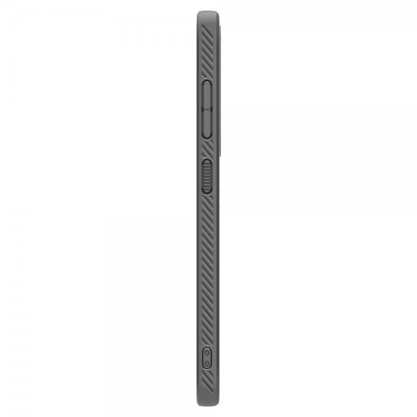 Spigen Samsung Galaxy S25 Skal Liquid Air Marble Gray
