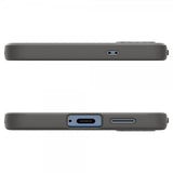Spigen Samsung Galaxy S25 Skal Liquid Air Marble Gray