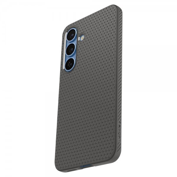 Spigen Samsung Galaxy S25 Skal Liquid Air Marble Gray