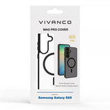 Vivanco Samsung Galaxy S25 Skal Mag Pro Transparent Svart