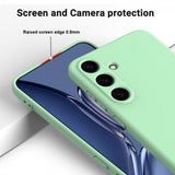 Samsung Galaxy S25 Skal med Strap Silikon Grön