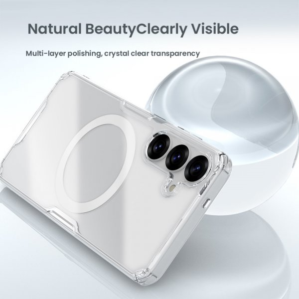 Nillkin Samsung Galaxy S25 Skal Nature Pro Series MagSafe Transparent