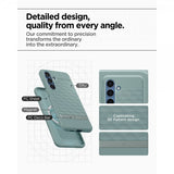 Spigen Samsung Galaxy S25 Skal Parallax MagFit Sage Green