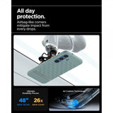 Spigen Samsung Galaxy S25 Skal Parallax MagFit Sage Green