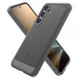 Spigen Samsung Galaxy S25 Skal Rugged Armor MagFit Marble Gray