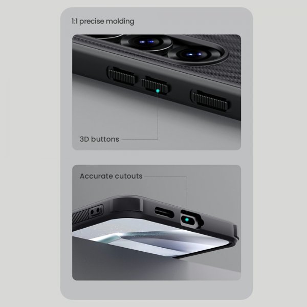 Nillkin Samsung Galaxy S25 Skal Super Frosted Shield Pro MagSafe Svart