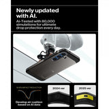 Spigen Samsung Galaxy S25 Skal Tough Armor MagFit Gunmetal