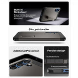 Spigen Samsung Galaxy S25 Skal Tough Armor MagFit Gunmetal