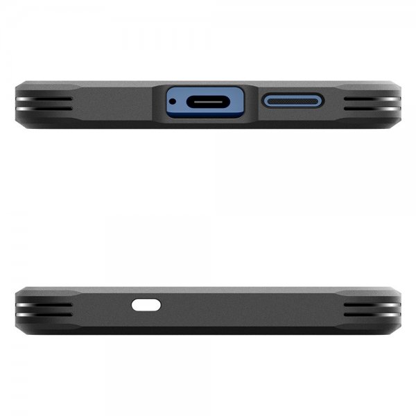 Spigen Samsung Galaxy S25 Skal Tough Armor MagFit Gunmetal