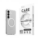 CARE by PanzerGlass Samsung Galaxy S25 Skal Urban Combat MagSafe Vit