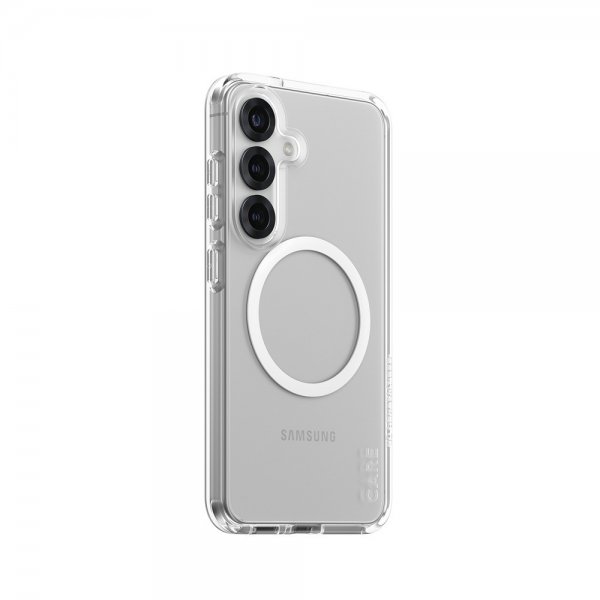 CARE by PanzerGlass Samsung Galaxy S25 Skal Urban Combat MagSafe Vit