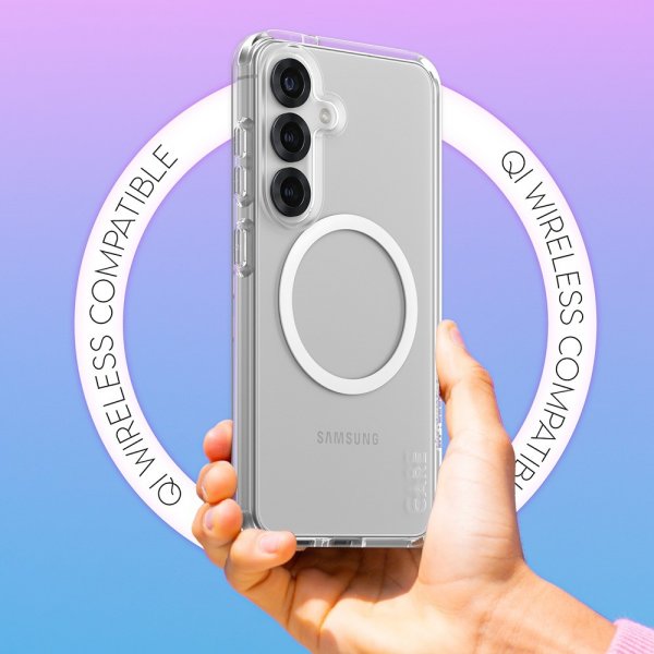 CARE by PanzerGlass Samsung Galaxy S25 Skal Urban Combat MagSafe Vit