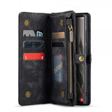 CaseMe Samsung Galaxy S25 Ultra Fodral 008 Series Löstagbart Skal Svart