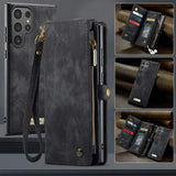 CaseMe Samsung Galaxy S25 Ultra Fodral 008 Series Löstagbart Skal Svart
