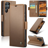 CaseMe Samsung Galaxy S25 Ultra Fodral 023 Series Brun
