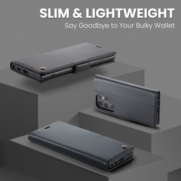 CaseMe Samsung Galaxy S25 Ultra Fodral 023 Series Svart