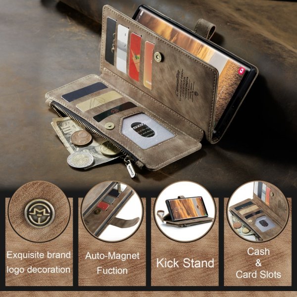 CaseMe Samsung Galaxy S25 Ultra Fodral C30 Series Brun