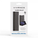 Vivanco Samsung Galaxy S25 Ultra Fodral Classic Wallet Svart