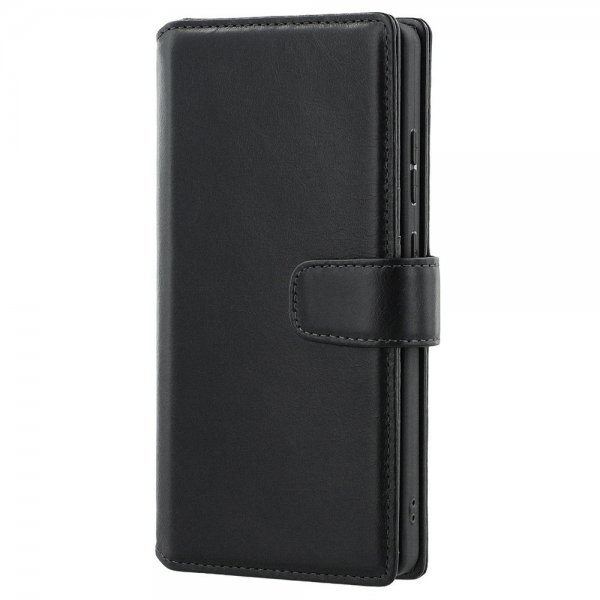 Nordic Covers Samsung Galaxy S25 Ultra Fodral Essential Leather Raven Black