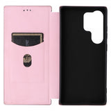 Samsung Galaxy S25 Ultra Fodral Kolfibertextur Roseguld