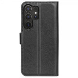 Samsung Galaxy S25 Ultra Fodral Litchi Svart