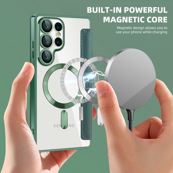 Samsung Galaxy S25 Ultra Fodral MagSafe Grön