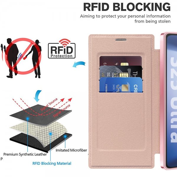 Samsung Galaxy S25 Ultra Fodral MagSafe Rosa