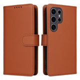 Betopnice Samsung Galaxy S25 Ultra Fodral med Löstagbart Skal 005 Brun