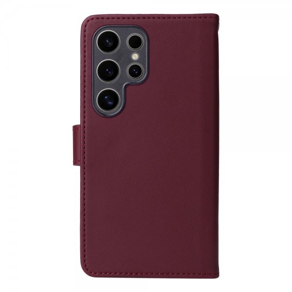 Betopnice Samsung Galaxy S25 Ultra Fodral med Löstagbart Skal 005 Röd