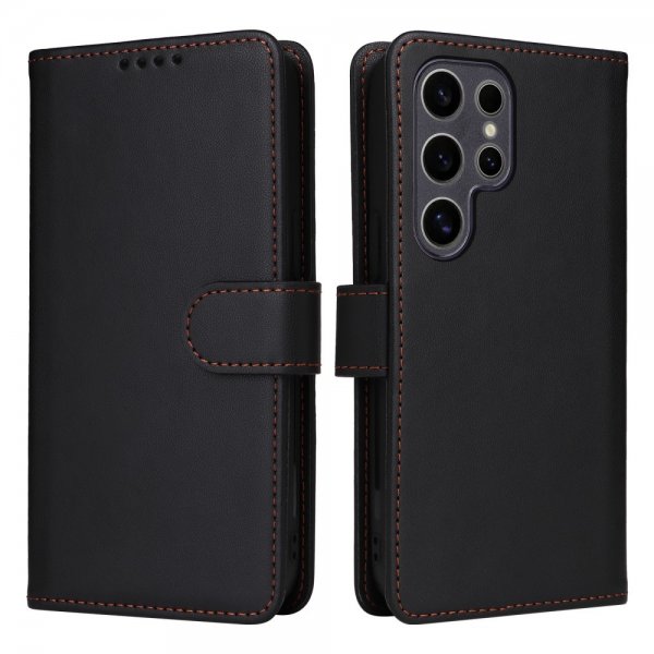 Betopnice Samsung Galaxy S25 Ultra Fodral med Löstagbart Skal 005 Svart