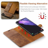 Dg.Ming Samsung Galaxy S25 Ultra Fodral med Löstagbart Skal Brun