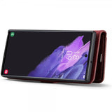Dg.Ming Samsung Galaxy S25 Ultra Fodral med Löstagbart Skal Röd