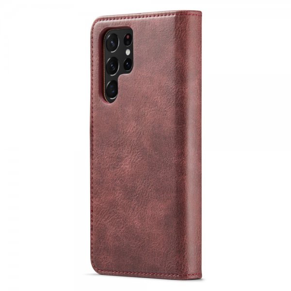 Dg.Ming Samsung Galaxy S25 Ultra Fodral med Löstagbart Skal Röd