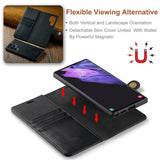 Dg.Ming Samsung Galaxy S25 Ultra Fodral med Löstagbart Skal Svart