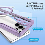 Dux Ducis Samsung Galaxy S25 Ultra Fodral Skin X Pro Series Kickstand MagSafe Lila