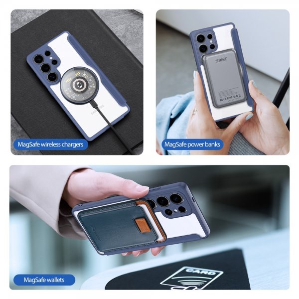Dux Ducis Samsung Galaxy S25 Ultra Fodral Skin X Pro Series MagSafe Blå