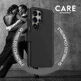 CARE by PanzerGlass Samsung Galaxy S25 Ultra Fodral Tango Two-in-One Wallet MagSafe Svart