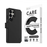 CARE by PanzerGlass Samsung Galaxy S25 Ultra Fodral Tango Two-in-One Wallet MagSafe Svart