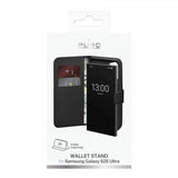 Puro Samsung Galaxy S25 Ultra Fodral Wallet Stand Svart
