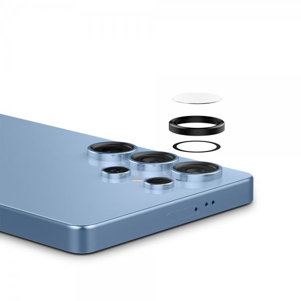 Spigen Samsung Galaxy S25 Ultra Kameraskydd GLAS.tR EZ Fit Optik Pro 2-pack Svart
