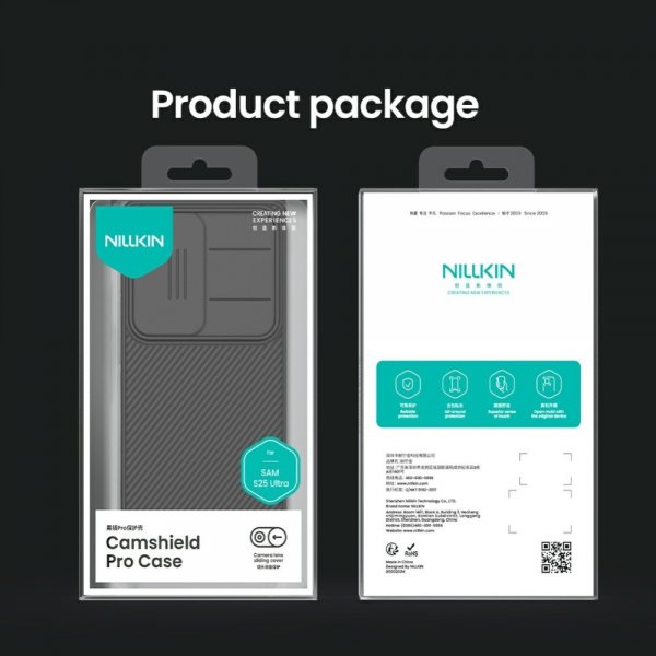 Nillkin Samsung Galaxy S25 Ultra Skal CamShield Pro Svart