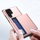 Samsung Galaxy S25 Ultra Skal Card Slide Svart