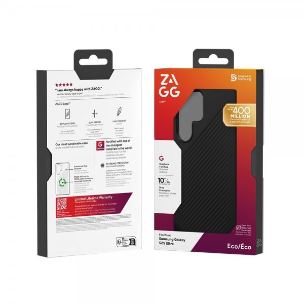ZAGG Samsung Galaxy S25 Ultra Skal Luxe Svart