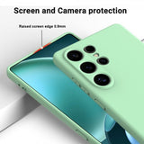Samsung Galaxy S25 Ultra Skal med Strap Silikon Grön