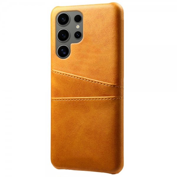 Samsung Galaxy S25 Ultra Skal med två Kortfack Ljusbrun