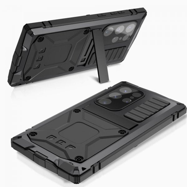 R-JUST Samsung Galaxy S25 Ultra Skal Metall Stöttåligt Svart