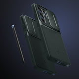 Spigen Samsung Galaxy S25 Ultra Skal Optik Armor Abyss Green