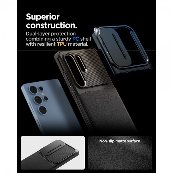 Spigen Samsung Galaxy S25 Ultra Skal Optik Armor Svart