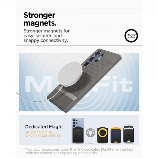 Spigen Samsung Galaxy S25 Ultra Skal Parallax MagFit Ash Gray