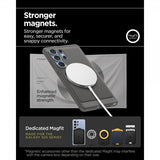 Spigen Samsung Galaxy S25 Ultra Skal Rugged Armor MagFit Marble Gray